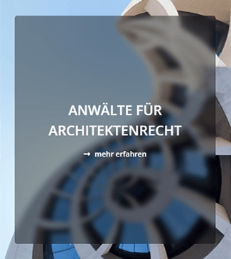 Architektenrecht Anwalt 